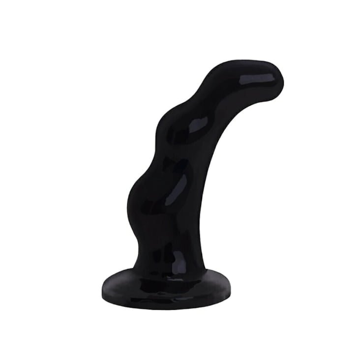 Mini Plug Anal Iniciación Curvo Texturado Dilatador Unisex