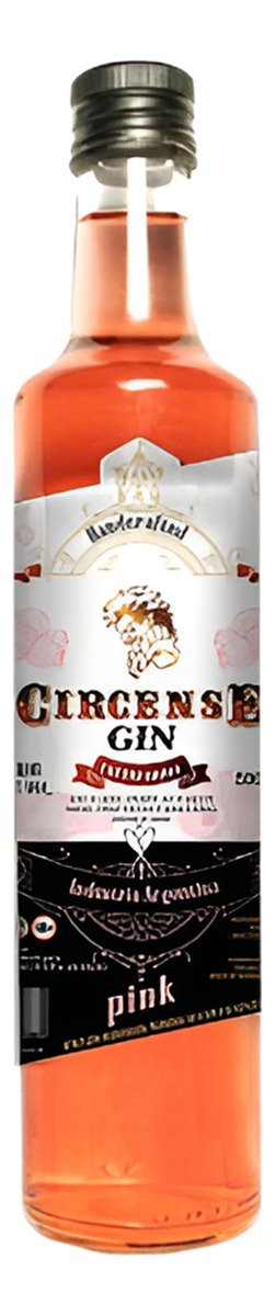 Gin Pink Frutos Rojos Saborizado Circense Botella Premium
