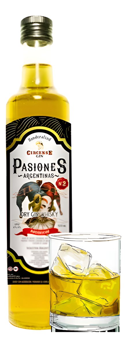 Gin Pasiones Argentinas Blend Al Whisky Circense Premium