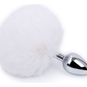 Plug Anal Metálico Estimulo Anal Mujer Cola De Conejo-s