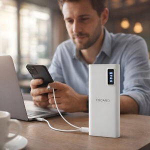 Power Bank Cargador Bateria Portatil 20000mah C/cable Rapido